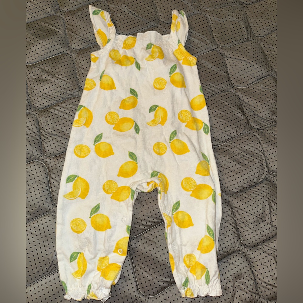 Rene Rofe Lemon Patterned Baby Outfit